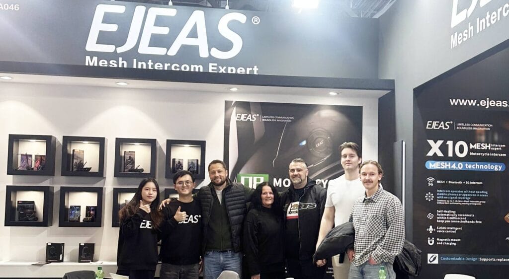 EJEAS MESH Intercoms Steal the Spotlight on the Opening Day of INTERMOT 2024 in Cologne