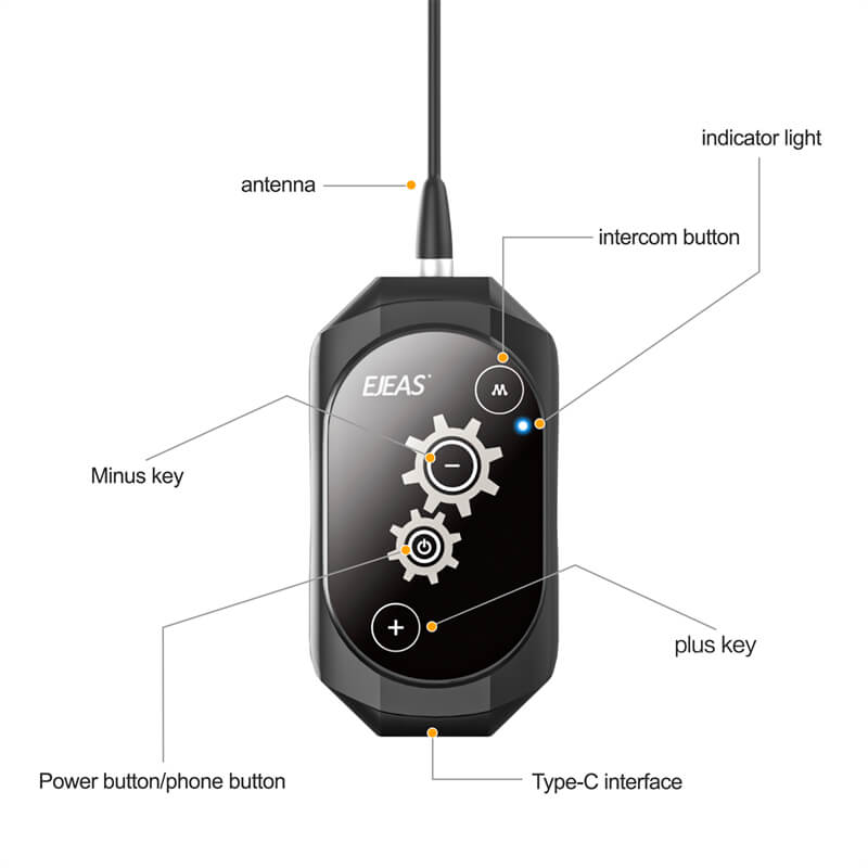 EJEAS GY118 Industrielles Mesh-Kommunikations-Intercom-System