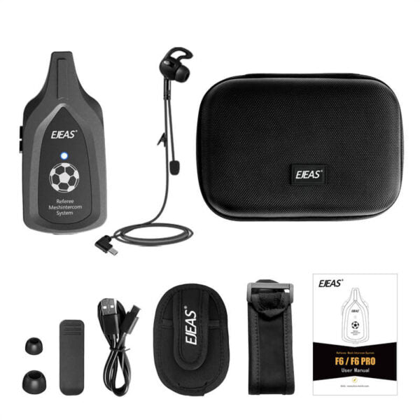 EJEAS F6 Bestes Schiedsrichter-Mesh-Intercom-Kommunikationssystem
