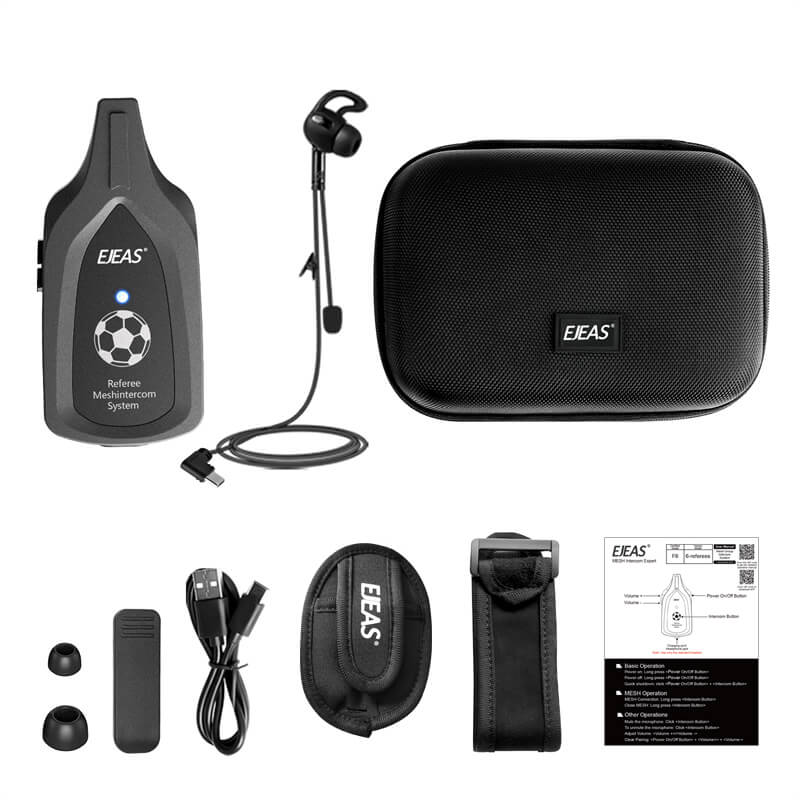 EJEAS F6 Bestes Schiedsrichter-Mesh-Intercom-Kommunikationssystem