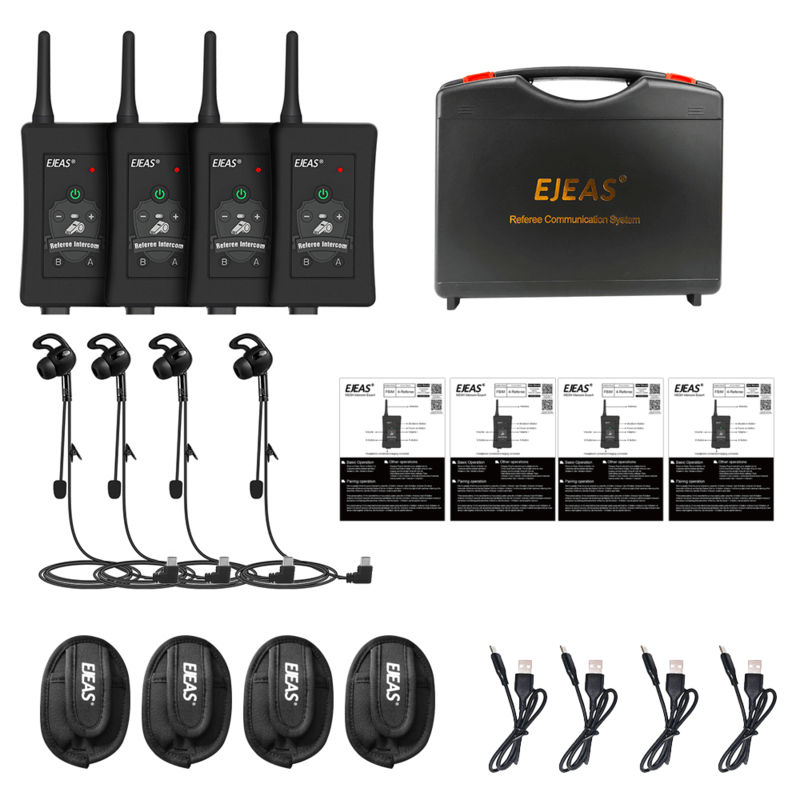 EJEAS FBIM Schiedsrichter Bluetooth Intercom Headset-System