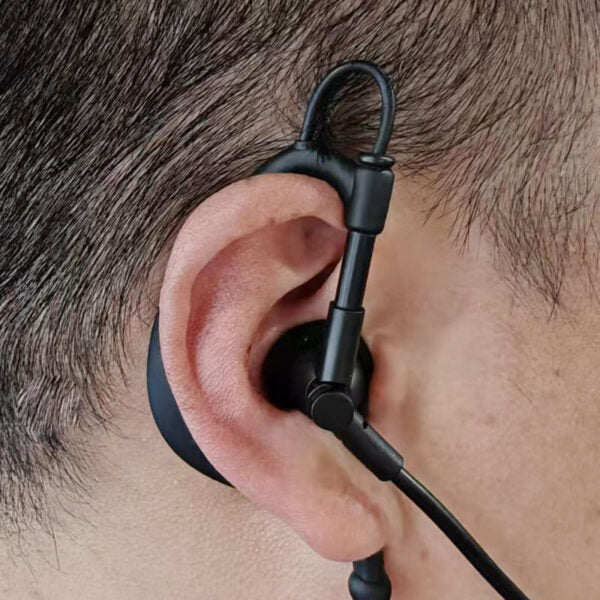 Fone de ouvido HIFI-R8 com gancho para o ouvido e interface Type-C para F6 (Nova Versão)