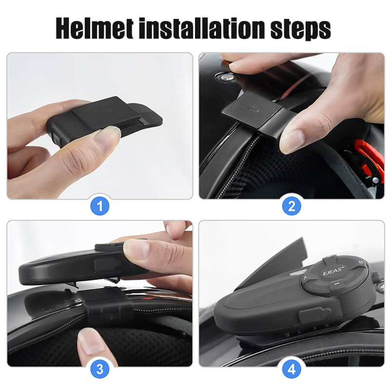 EJEAS Q7 Motorradhelm Bluetooth Headset System