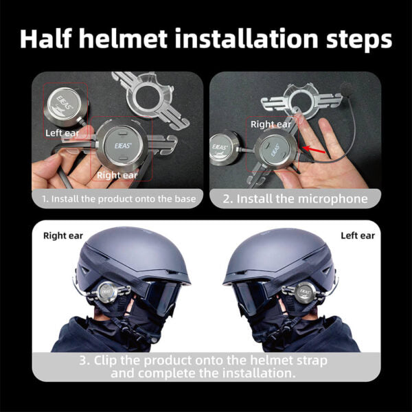 EJEAS S2 Clip per Casco per Sistema di Comunicazione da Sci