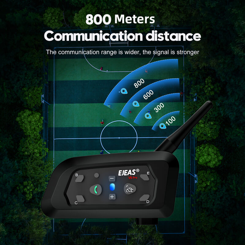 EJEAS V6C Drahtloses Outdoor-Bluetooth-Interkomsystem