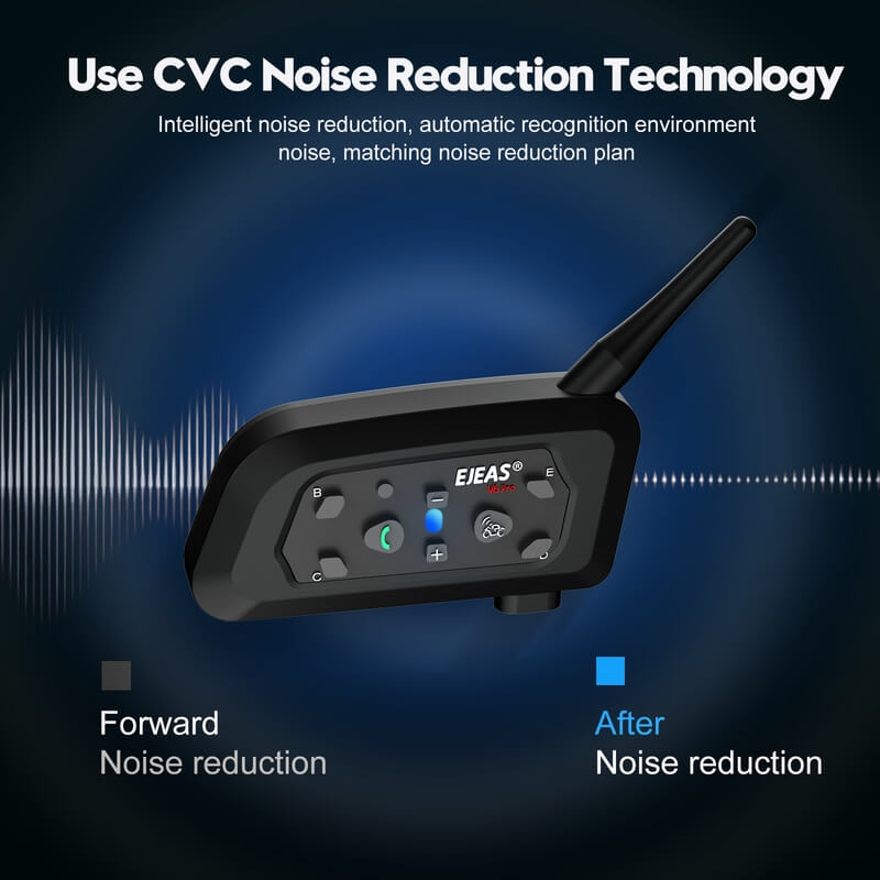 EJEAS V6C Drahtloses Outdoor-Bluetooth-Interkomsystem