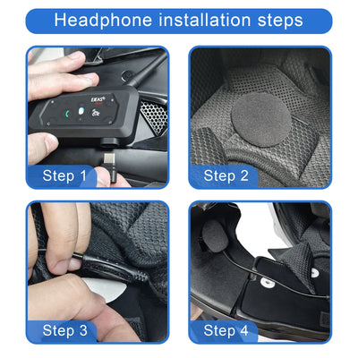EJEAS V6 Pro+ Hotsale Motorcycle Helmet Bluetooth Headset