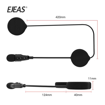 EJEAS E1+ Auricular Bluetooth para Casco de Motocicleta