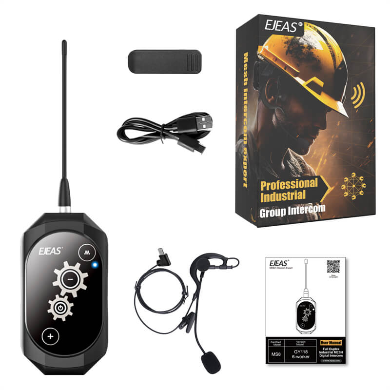 EJEAS GY118 Industrial Mesh Communication Intercom System