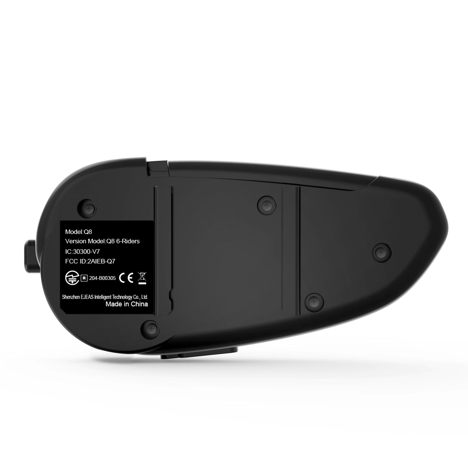 EJEAS Q8 Sistema de Auriculares de Intercomunicación de Malla para Casco de Moto