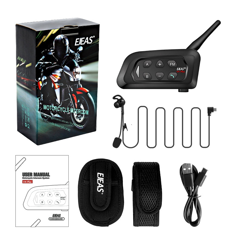 EJEAS V4C Sistema di Intercom Wireless Bluetooth all'aperto