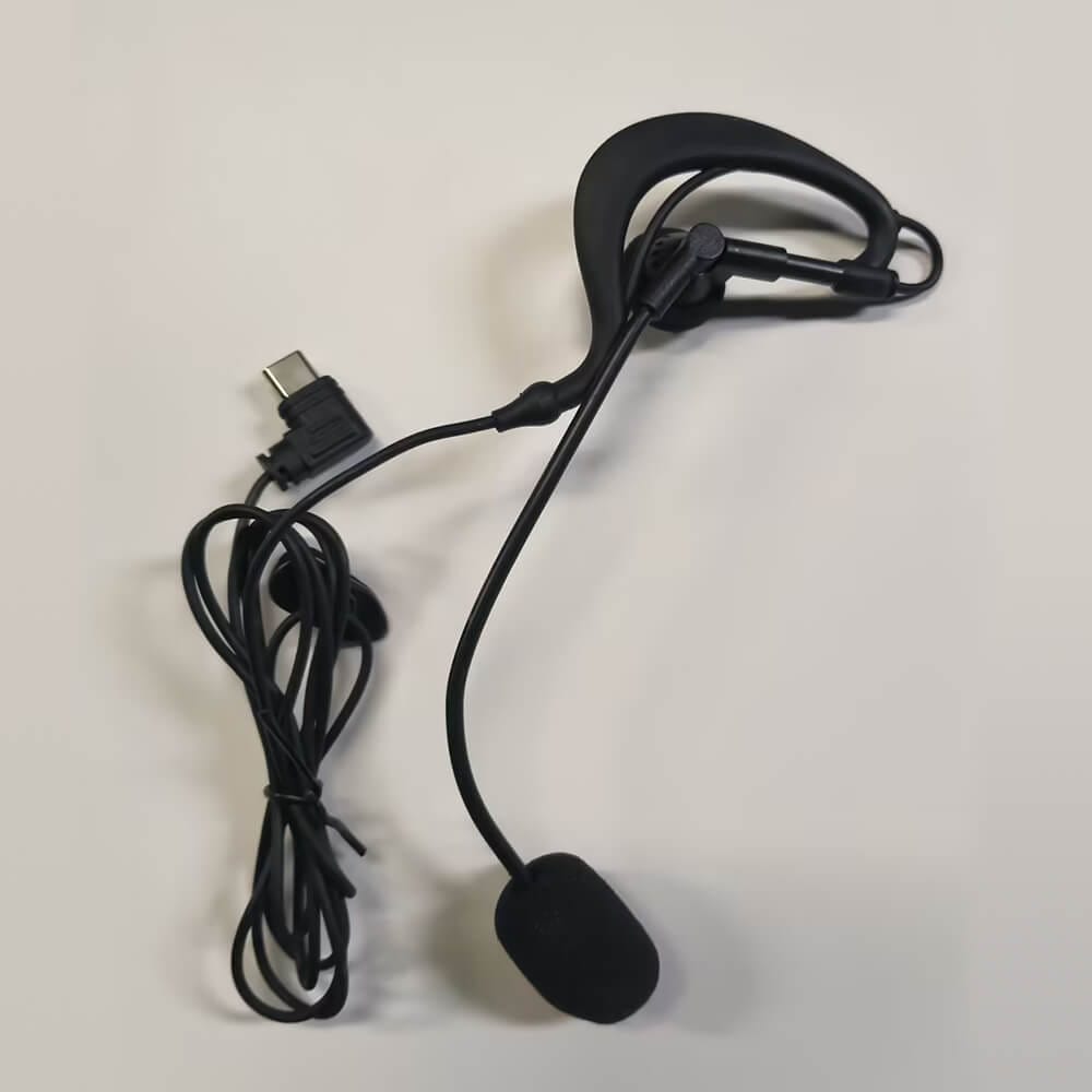 HIFI-R10_Type-C Interface Ear-hook Headphone for GY118 / V6C / V4C