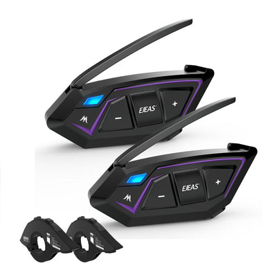 Sistema de intercomunicador de malla EJEAS MS8 para casco de motocicleta