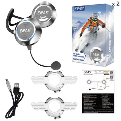 EJEAS S2 Snow Leopard Skihelm Musik-Mesh-Intercom